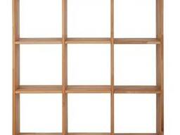 Деревянный стеллаж для книг "Куб" от производителя 3х3