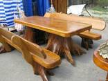 Деревянные столы стулья, скамейки - Дачная мебель, беседки.
