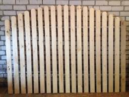 Деревянные заборчики