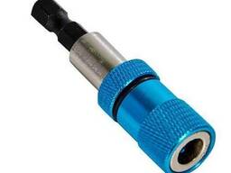 Держатель для бит магнитный 1/4"х60 мм, с ограничителем Vitals