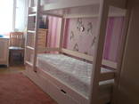 Кровать двухъярусная деревянная - Донецк
