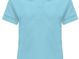 Детская рубашка-поло плотность ткани 210 г/м2 100% хлопок