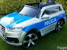 Детский электромобиль AUDI Q7- Полицейский