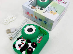 Детский фотоаппарат Панда Green