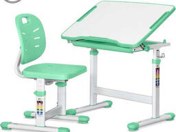 Детский комплект парта и стул Evo-05 Ergo зеленый