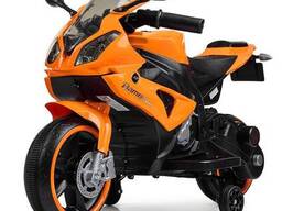 Детский мотоцикл M 4103-7 оранжевый 2мотора25W, 2аккум6V5AH