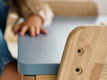 Детский столик с выдвижным ящиком и стульчик Tatoy для детей 2-7 лет Темно-синий - фото 4