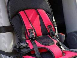 Детское бескаркасное автокресло Multi Function Car Cushion до 12 лет. Цвет: красный