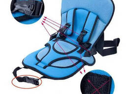 Детское бескаркасное автокресло Multi Function Car Cushion до 12 лет. Цвет: синий