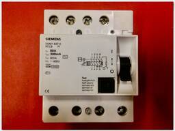 Диференціальне реле 4-п Siemens 5SM1647-0 80/0,03А