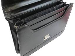 Діловий портфель із штучної шкіри JPB Vega Чорний (TE-32 black)