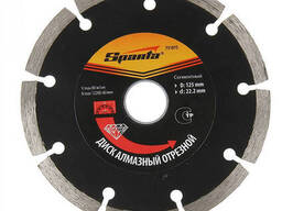 Диск алмазный отрезной сегментный 125х22.2мм, Sparta