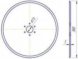 Диск сеялки Kinza, диск сівалки Кінза, якість, виробництво Україна.