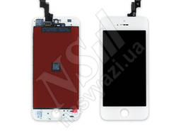 Дисплей apple iphone 5s с белым тачскрином оригинал (tw)