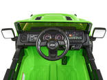 Дитячий електромобіль Джип M 4176EBLR-5 зелений 4 двигуни 35W, акум12V10AH,