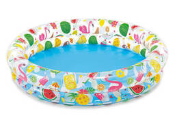 Дитячий надувний басейн Intex 59421 «Фрукти», 122 х 25 см