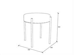 Дизайнерский стульчик "Тон" в стиле минимализм для кафе, бара и ресторана
