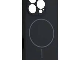 DM Чохол Silicone with MagSafe для iPhone 13 Pro Max Black