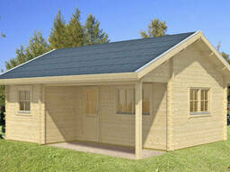 Дом из термообработанного бруса 28 м2. от производителя Thermo Wooden House 140