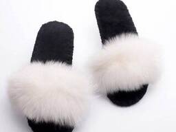 Домашні капці Family Story Пухнастики Бісквітовий 32-33 (p03-14k-33e)