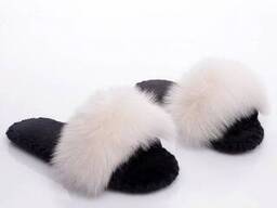 Домашні капці Family Story Пухнастики Бісквітовий 34-35 (p03-14k-35e)