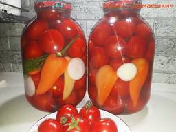 Домашняя консервация. Маринованные помидоры, огурцы на зиму.