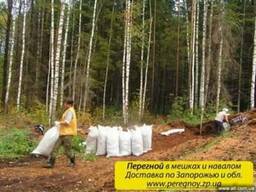 Доставка перегноя (навоза) в мешках по Запорожью