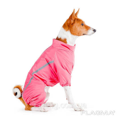 Дождевик для собак Collar L 72 доберман бульмастиф кане-корсо Розовый