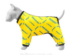 Дождевик для собак Waudog Clothes Смелость L50 Желтый (5351-0231)