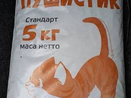 Древесный кошачий наполнитель