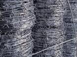 Дріт колючий d1.8мм, д.130м оцинкований, - фото 1