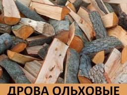 Ольховые дрова. Дрова колотые и чурки: ольха, дуб, граб, ясень, берёза, сосна, груша.