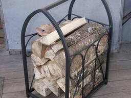 Дровница из металла в стиле Лофт 300х300х500мм OL-ДК13/1