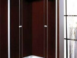 Душевая кабина Keramac 80x80 с мелким поддоном, стекло fabric (8120 Белый)