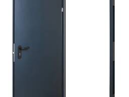 Двері металеві з 2 листів без наличників 860/960х2020х30 мм Л/П сірі