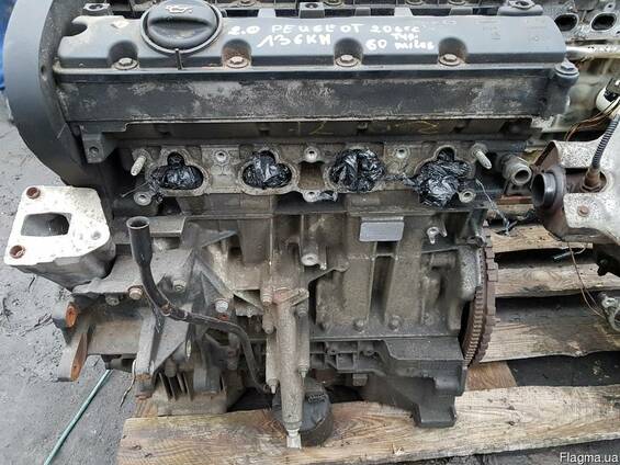 Двигатель 2,0 16V Peugeot 206 CC 2000-2007 разборка б\у
