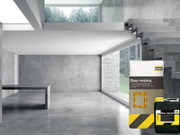 Двокомпонентне мікроцементне декоративне покриття стін та підлог БАУ РЕЗІНА (33 кг)