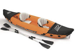 Двомісна надувна байдарка (каяк) Bestway 65077 Lite-Rapid X2 Kayak, 321 см x 88 см. ..