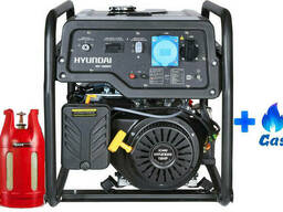 Двухтопливный генератор Hyundai HHY 10000FE ГАЗ-Бензин