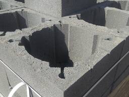 Димохідний керамзитобетонний блок димаря 36-36-25см