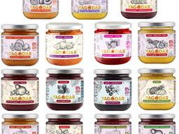 Джеми до посту, пістний набір від YAGODAR, 15шт