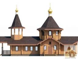 Дерев’яні церкви та храми зі зрубу купити