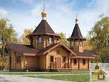 Дерев’яні церкви та храми зі зрубу купити - фото 1