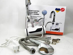 Электрический водонагреватель с душем Digital Shower WF-013 мини бойлер, Проточный кран. ..