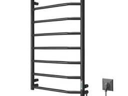 Електрична рушникосушарка Elna Трапеція 8 Чорна 810Х530мм