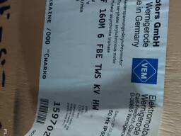 Електродвигун К21F 160М, 7,5 кВт.