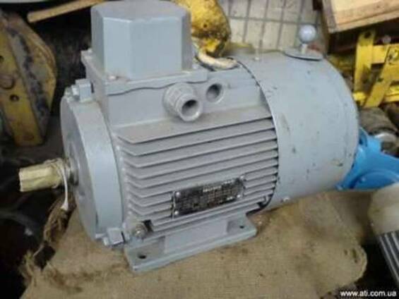 Электродвигатель с тормозом АИР90L6/4У3 на лапах и др.
