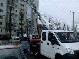 Замена ламп на электростолбах