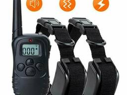 Электроошейник для собак с 2-мя ошейниками Petainer PET998DB-2, аккумуляторные, для. ..