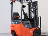 Електричний навантажувач/ погрузчик вилочний TOYOTA 1т, 294м/год - фото 1